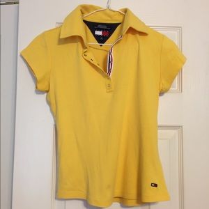 Tommy Girl Jeans Yellow Cotton Tee